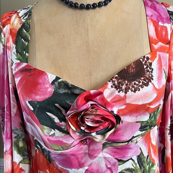 Rachel Zoe Floral Long Sleeve Women's Top - Picture 2 of 4